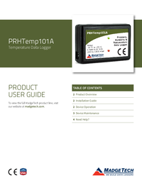 Thumbnail of document Manual - PRHTemp101A Pressure, Humidity and Temperature Data Logger